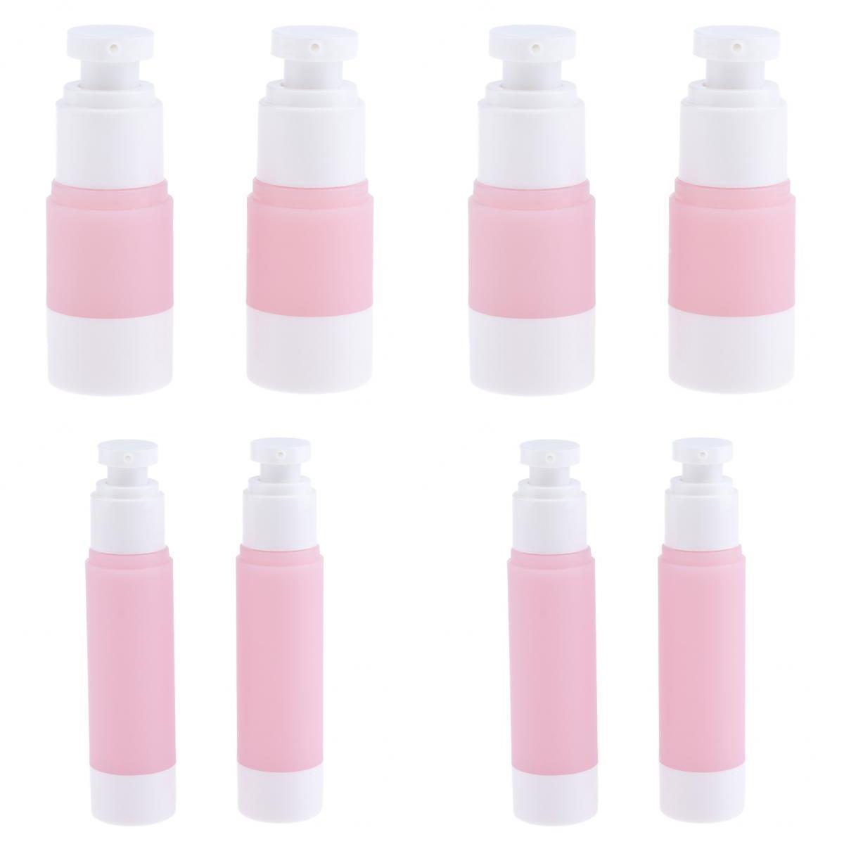 8Pcs Portable Empty Cosmetic Makeup Sterile Airless Pump Spray Bottles