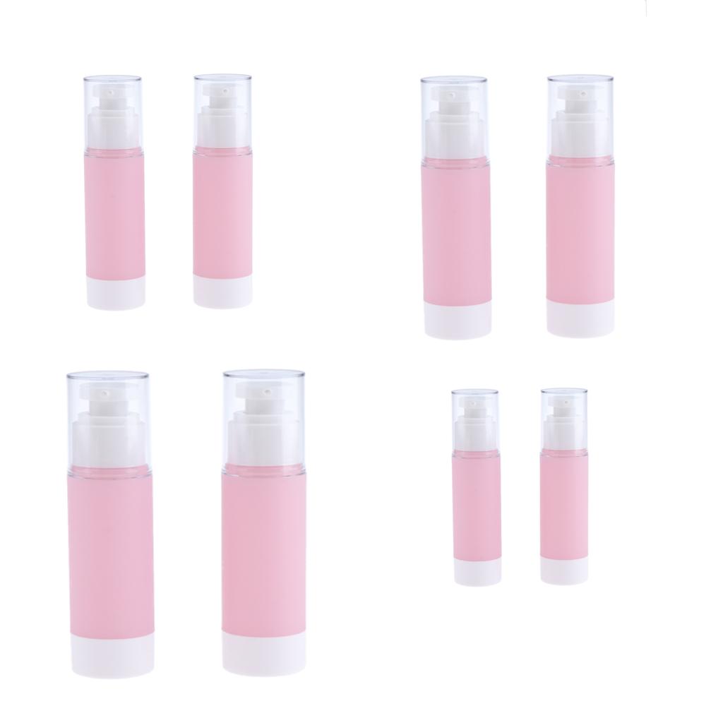 8Pcs Portable Empty Cosmetic Makeup Sterile Airless Pump Spray Bottles