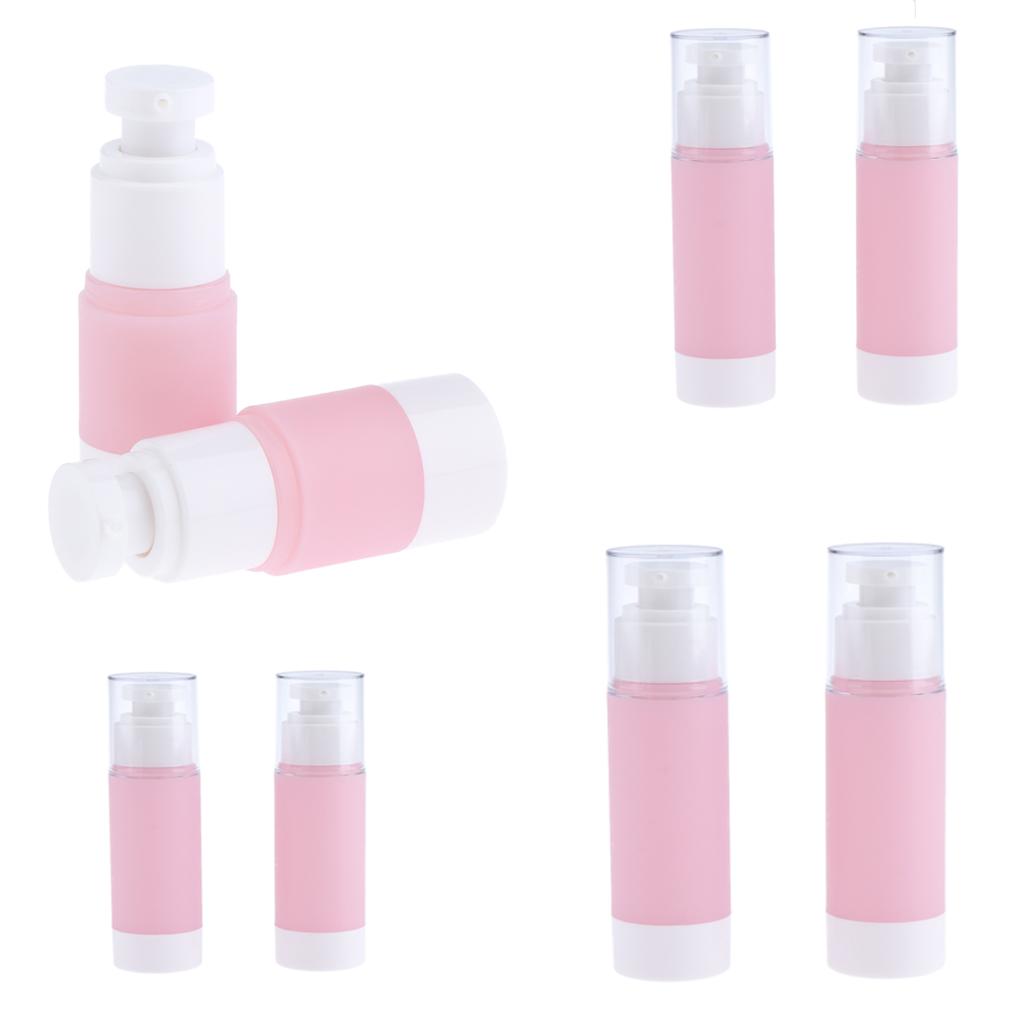 8Pcs Portable Empty Cosmetic Makeup Sterile Airless Pump Spray Bottles