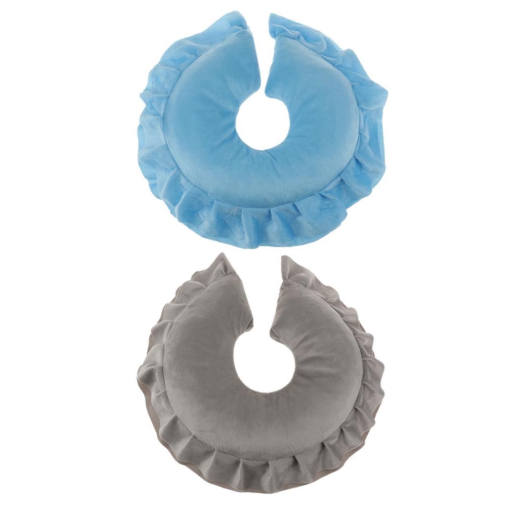 2 Pieces Comfort Spa Massage Table Cradle Face Pillow Neck Head Cushion