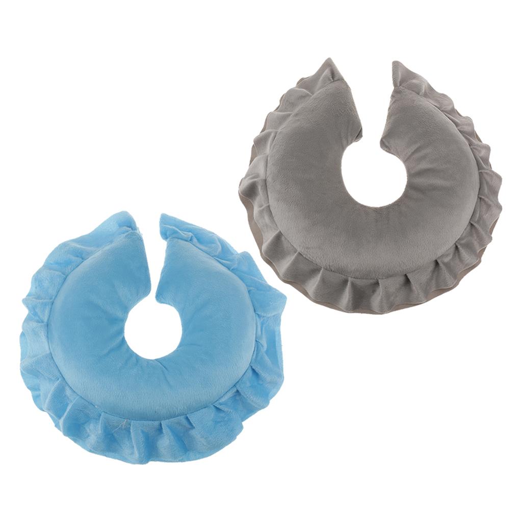 2 Pieces Comfort Spa Massage Table Cradle Face Pillow Neck Head Cushion