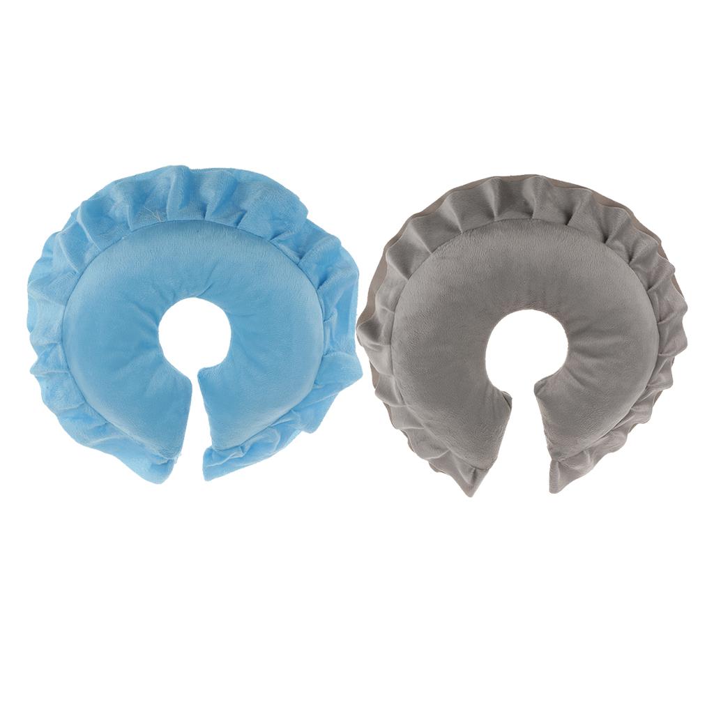 2 Pieces Comfort Spa Massage Table Cradle Face Pillow Neck Head Cushion