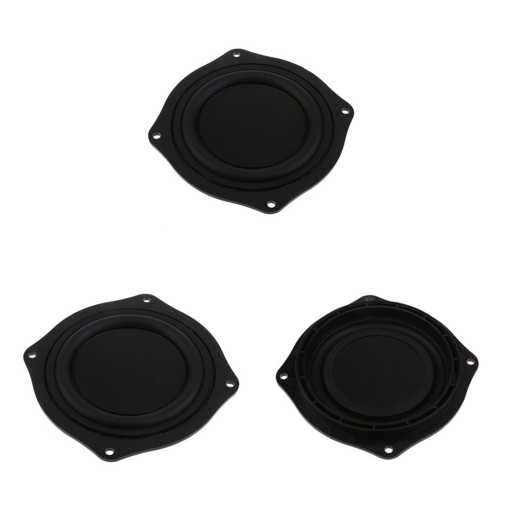 3Pieces 4'' Speaker Vibrating Membrane Passive Bass Diaphragm Plate