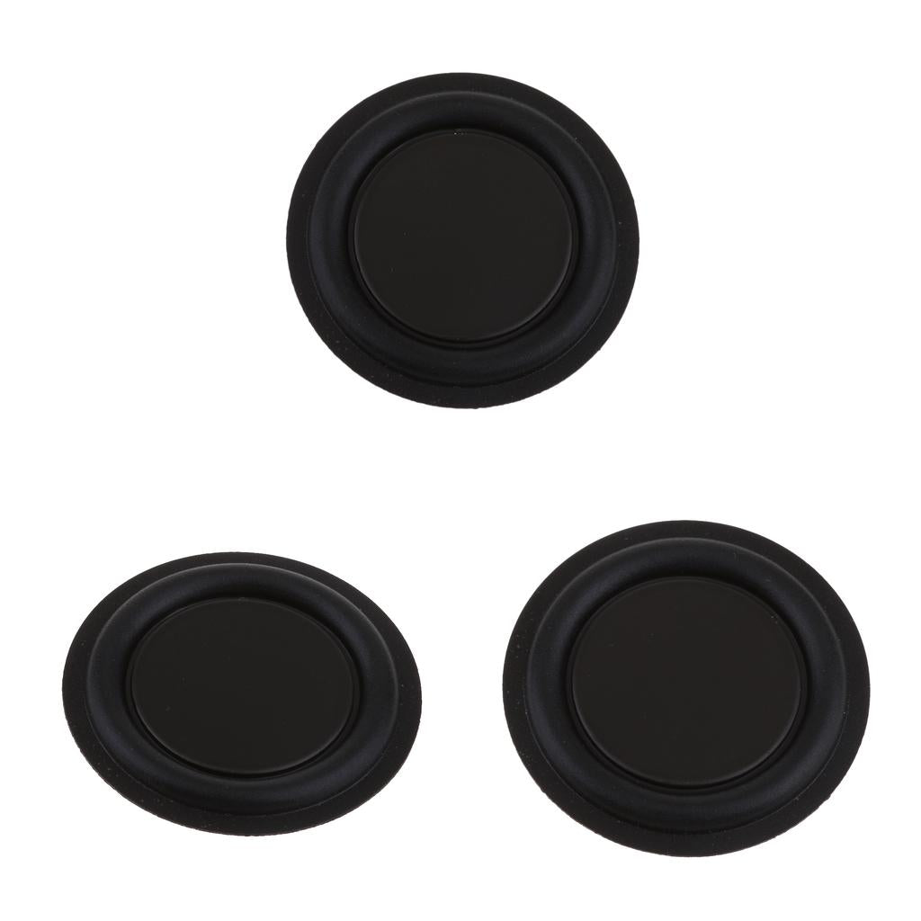 3Pieces 40mm Speaker Vibrating Membrane Passive Bass Diaphragm Plate