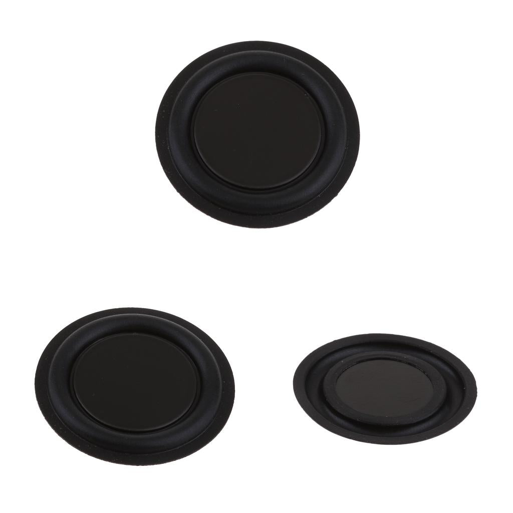3Pieces 40mm Speaker Vibrating Membrane Passive Bass Diaphragm Plate