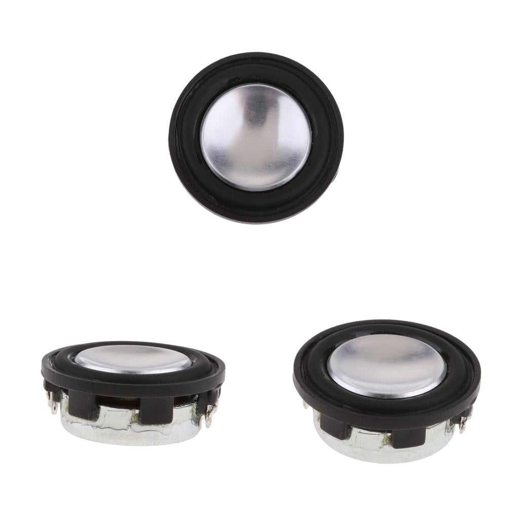 3x 28mm 2W Stereo Audio Speaker 1inch 4Ohm Full-range DIY Loudspeakern New
