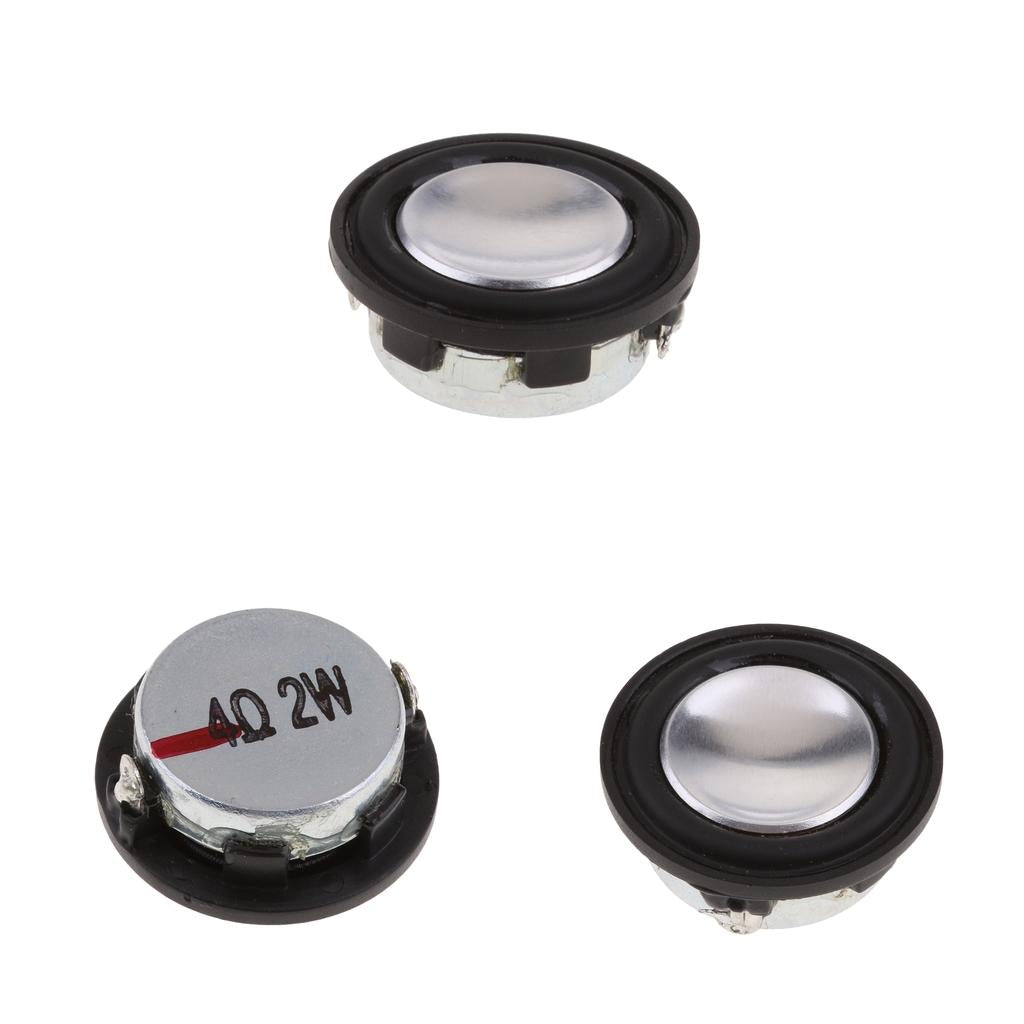 3x 28mm 2W Stereo Audio Speaker 1inch 4Ohm Full-range DIY Loudspeakern New