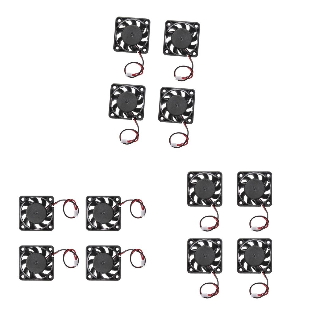 12PCS 12V 2Pin 40mm Mini 4cm Fan Silent Computer Cooler Cooling Fan PC