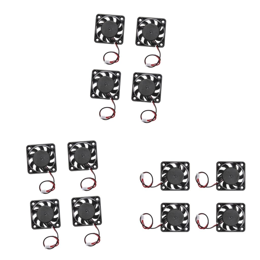 12PCS 12V 2Pin 40mm Mini 4cm Fan Silent Computer Cooler Cooling Fan PC