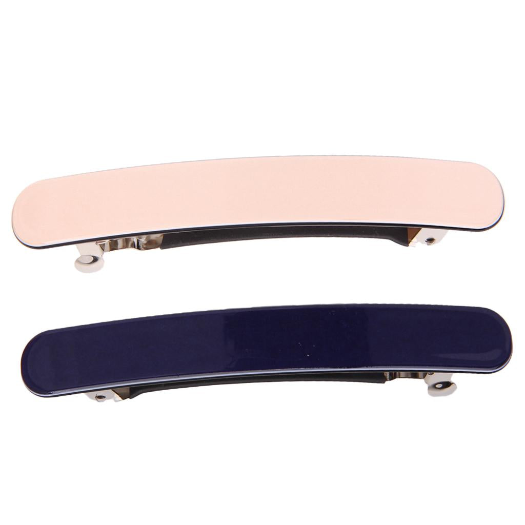 2 Pieces Fashion Women Acrylic Hair Clip Barrette Hairpin Jewelry Accessory