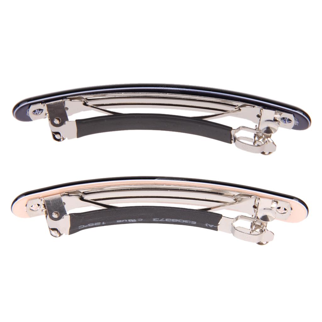 2 Pieces Fashion Women Acrylic Hair Clip Barrette Hairpin Jewelry Accessory