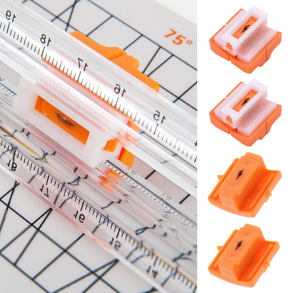 4Pcs Paper Trimmer Triple Track High Profile Cutting Replacement Blades Part