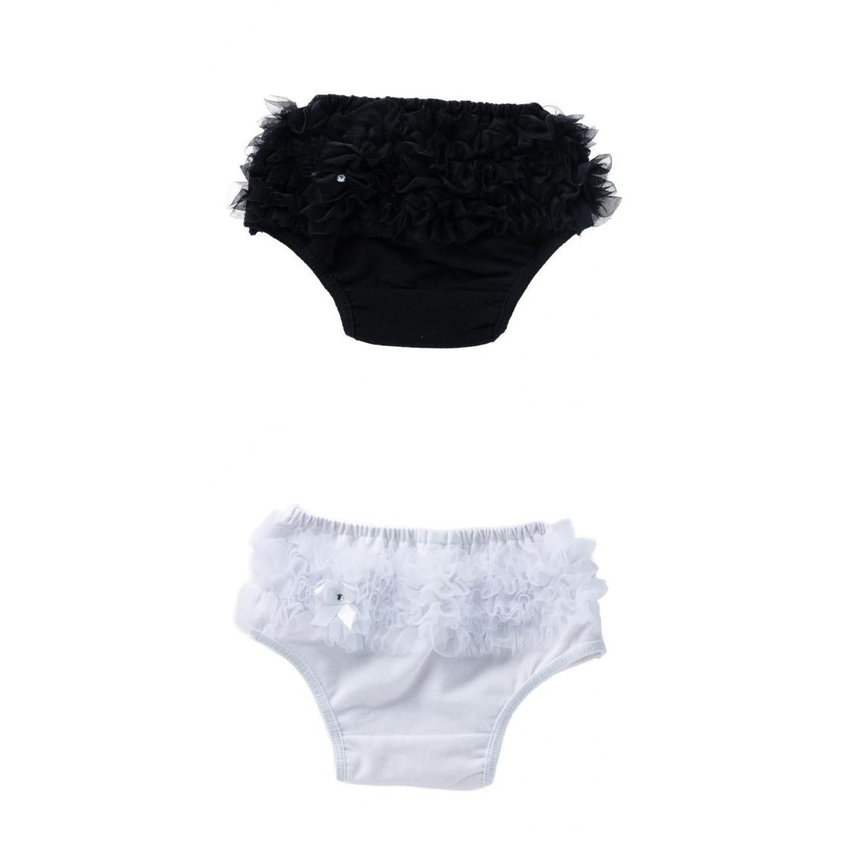 2Pcs Baby Girls Shorts Pants Diaper Cover Bloomers 12-24Months