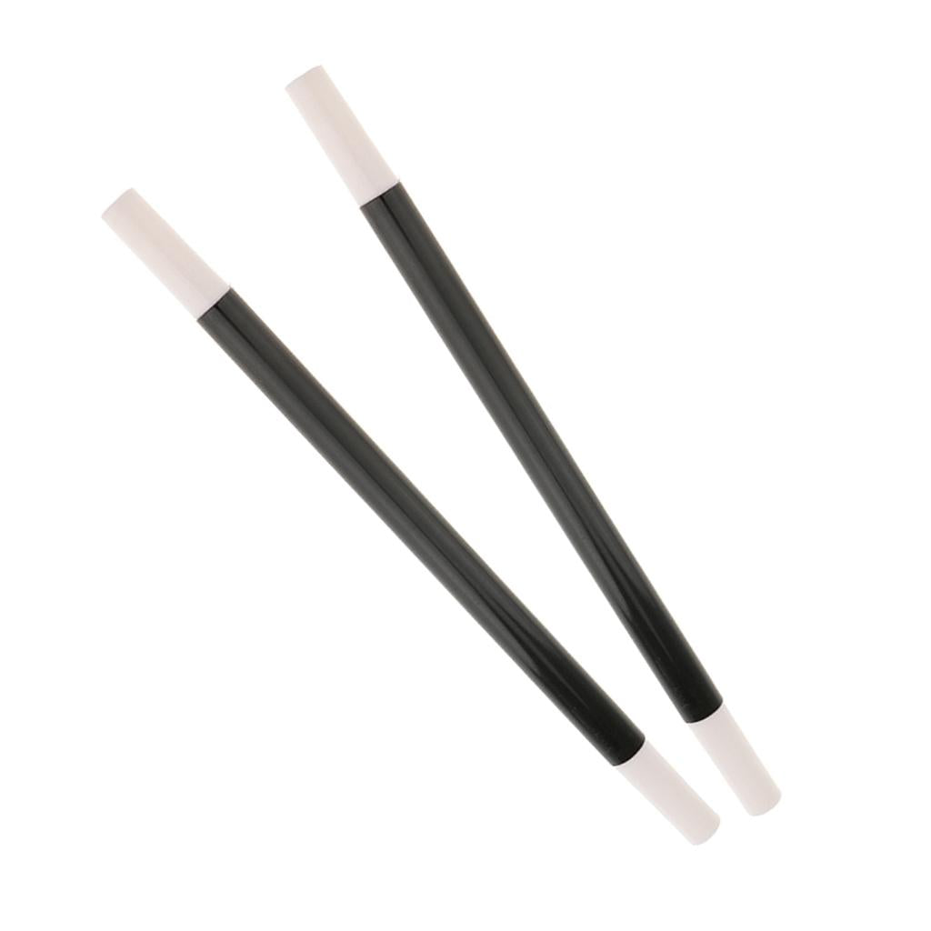 2 Pieces Black Plastic Magic Wands Toy Props Wizard Magician Fancy Dress