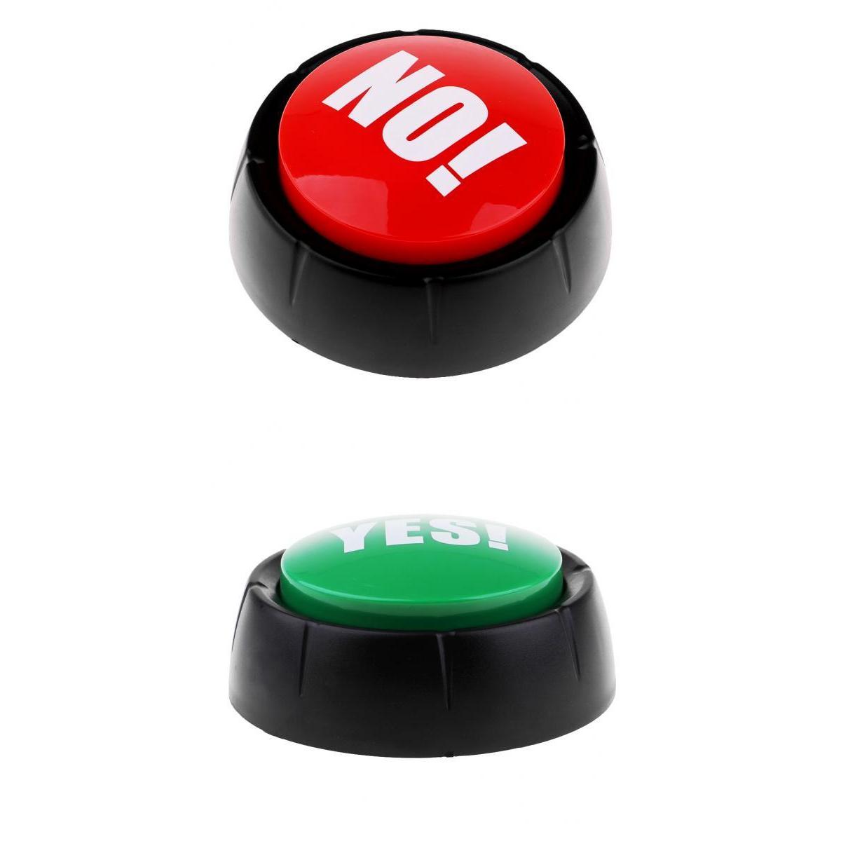 2 Pieces Learning Resource Dome Shaped Sound Buttons Game Show Answer Buzzer