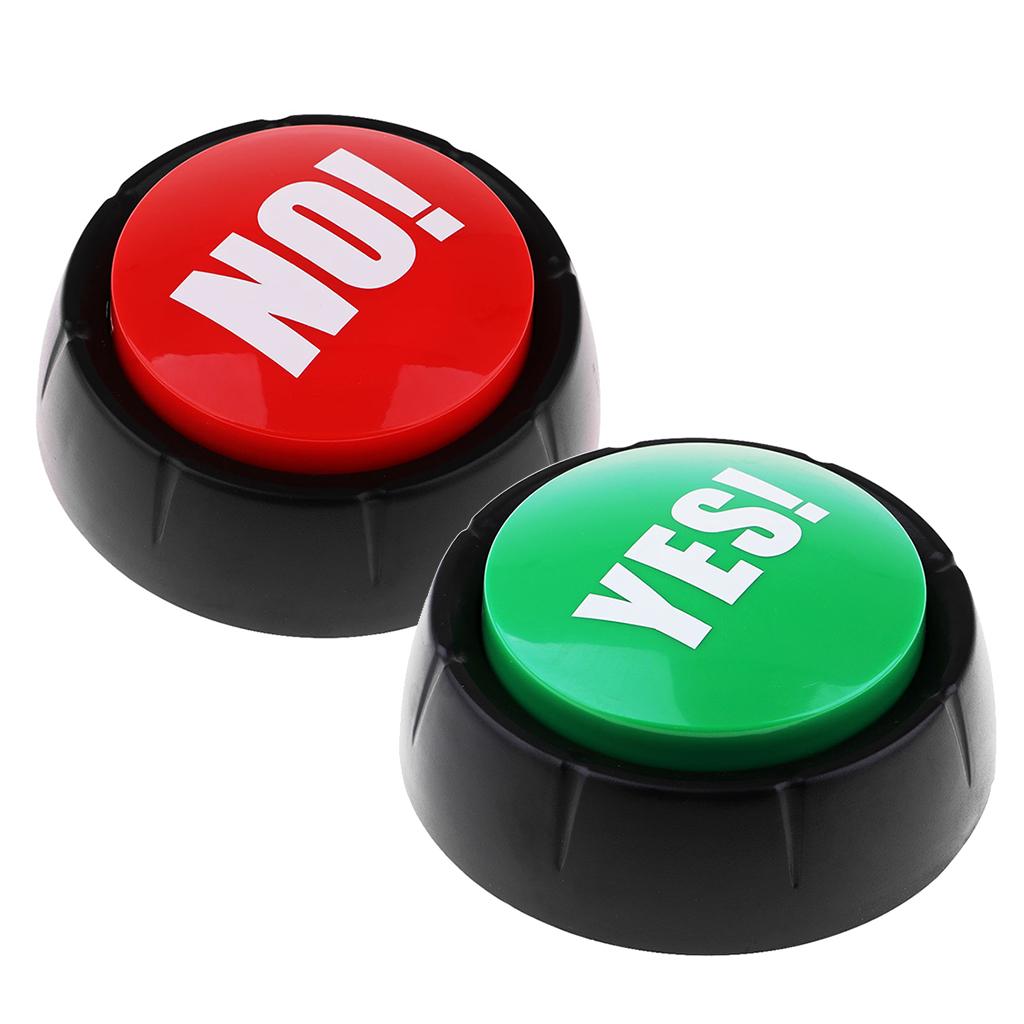 2 Pieces Learning Resource Dome Shaped Sound Buttons Game Show Answer Buzzer