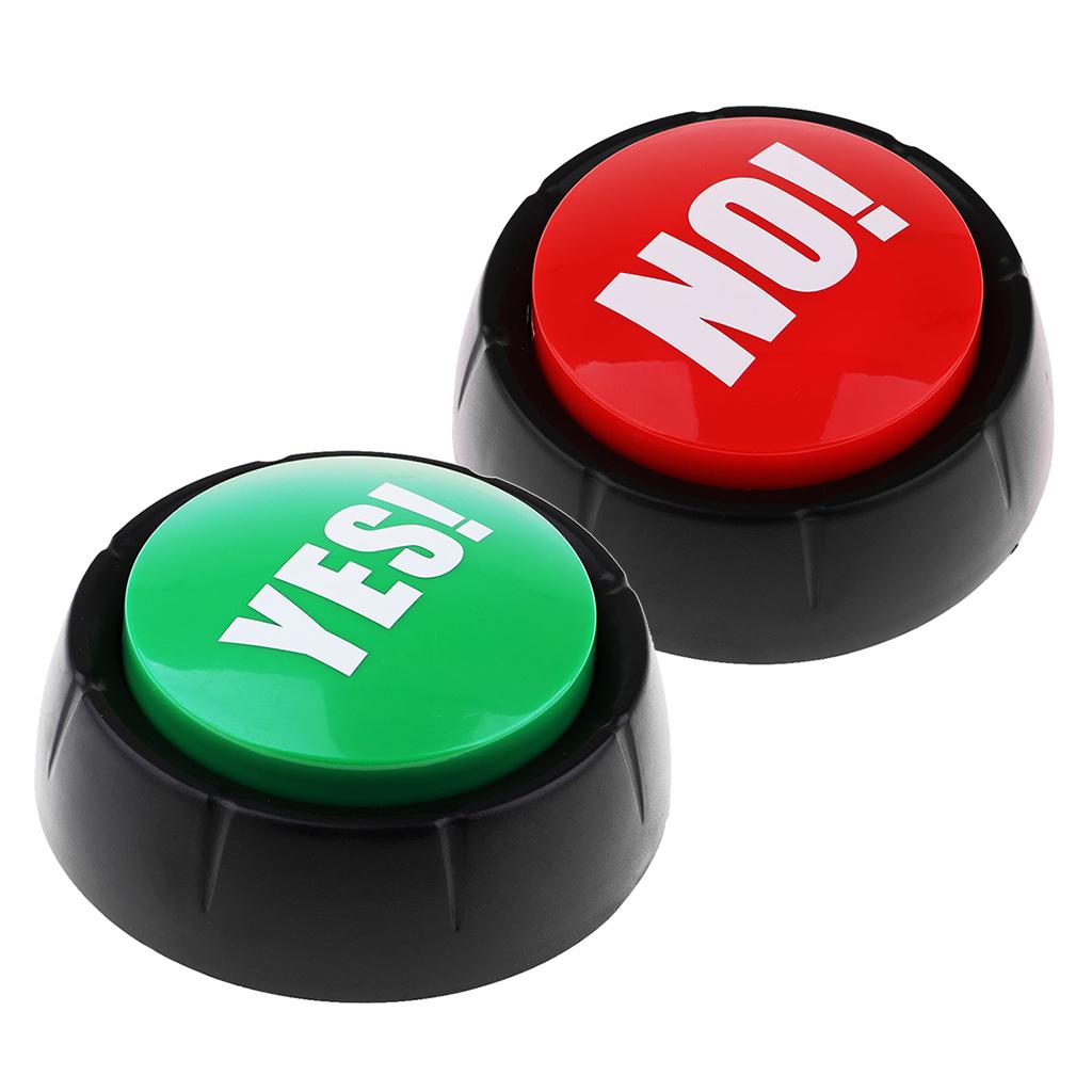 2 Pieces Learning Resource Dome Shaped Sound Buttons Game Show Answer Buzzer