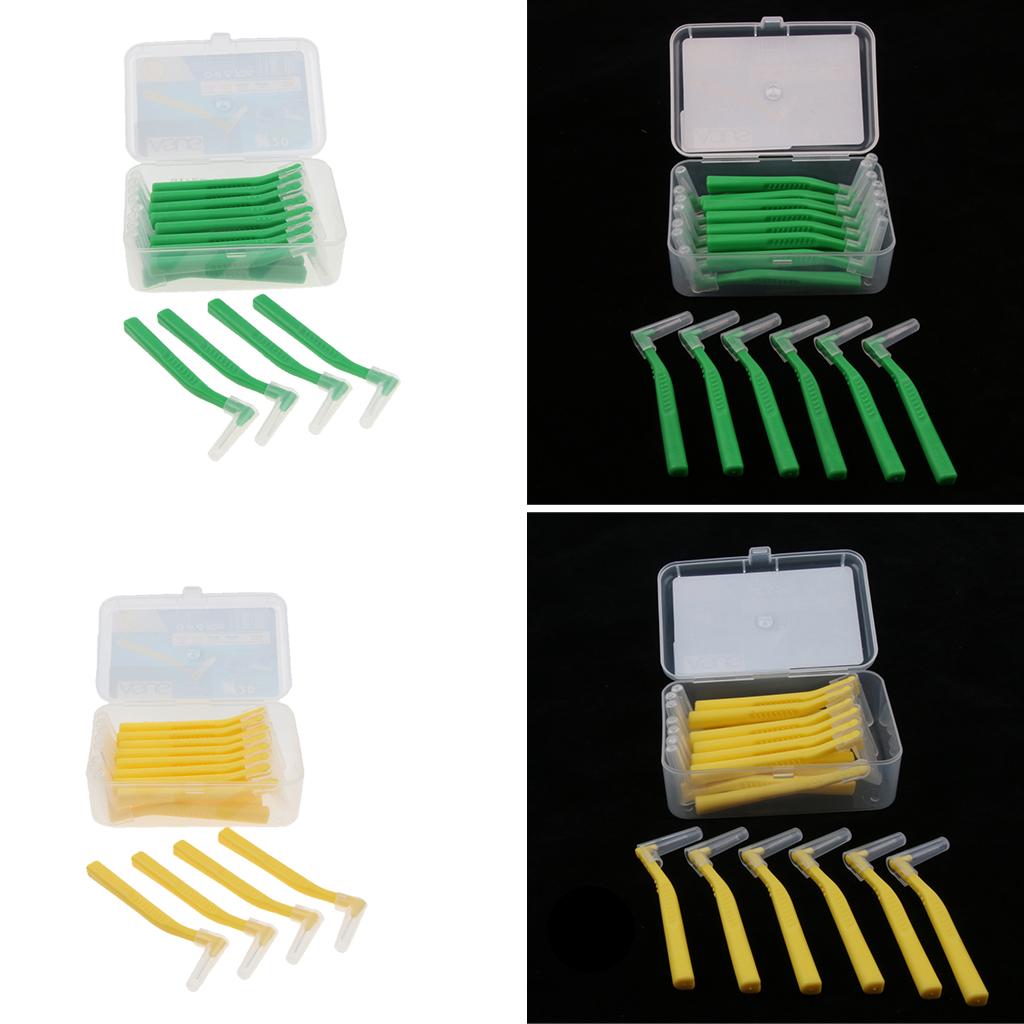 40 Pieces Interdental Brush Toothpick Floss Teeth Cleaner Oral Care