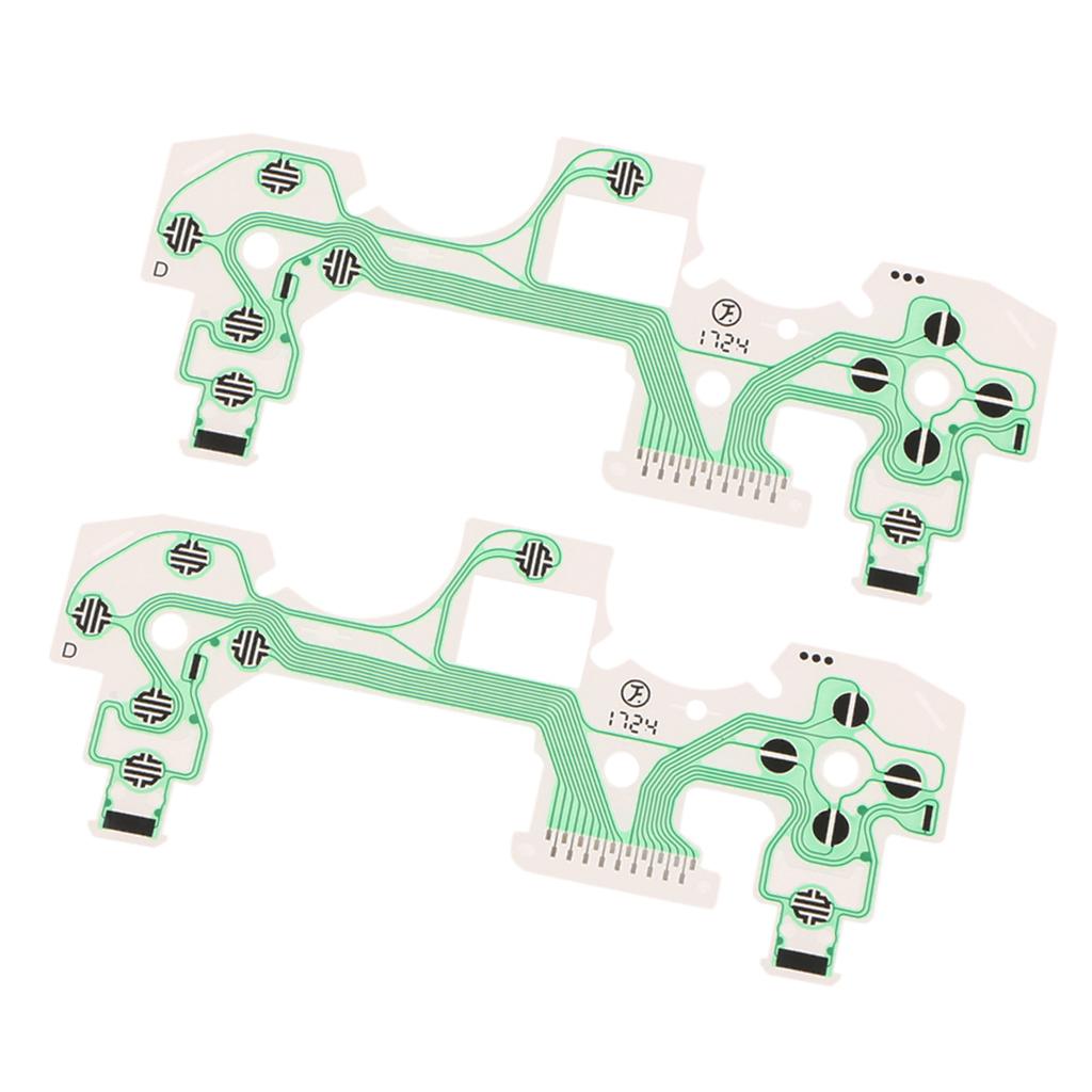 2Pack Conductive Film Keypad Flat Flex Ribbon Cable For Sony PS4 Controller