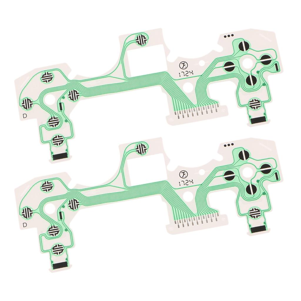 2Pack Conductive Film Keypad Flat Flex Ribbon Cable For Sony PS4 Controller