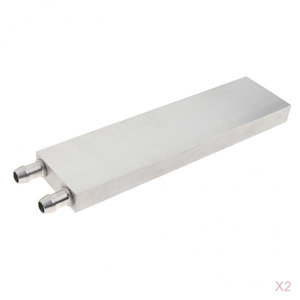 2Piece Water Cooling Block for CPU Graphics Radiator Heat Sink 40mmx160mm