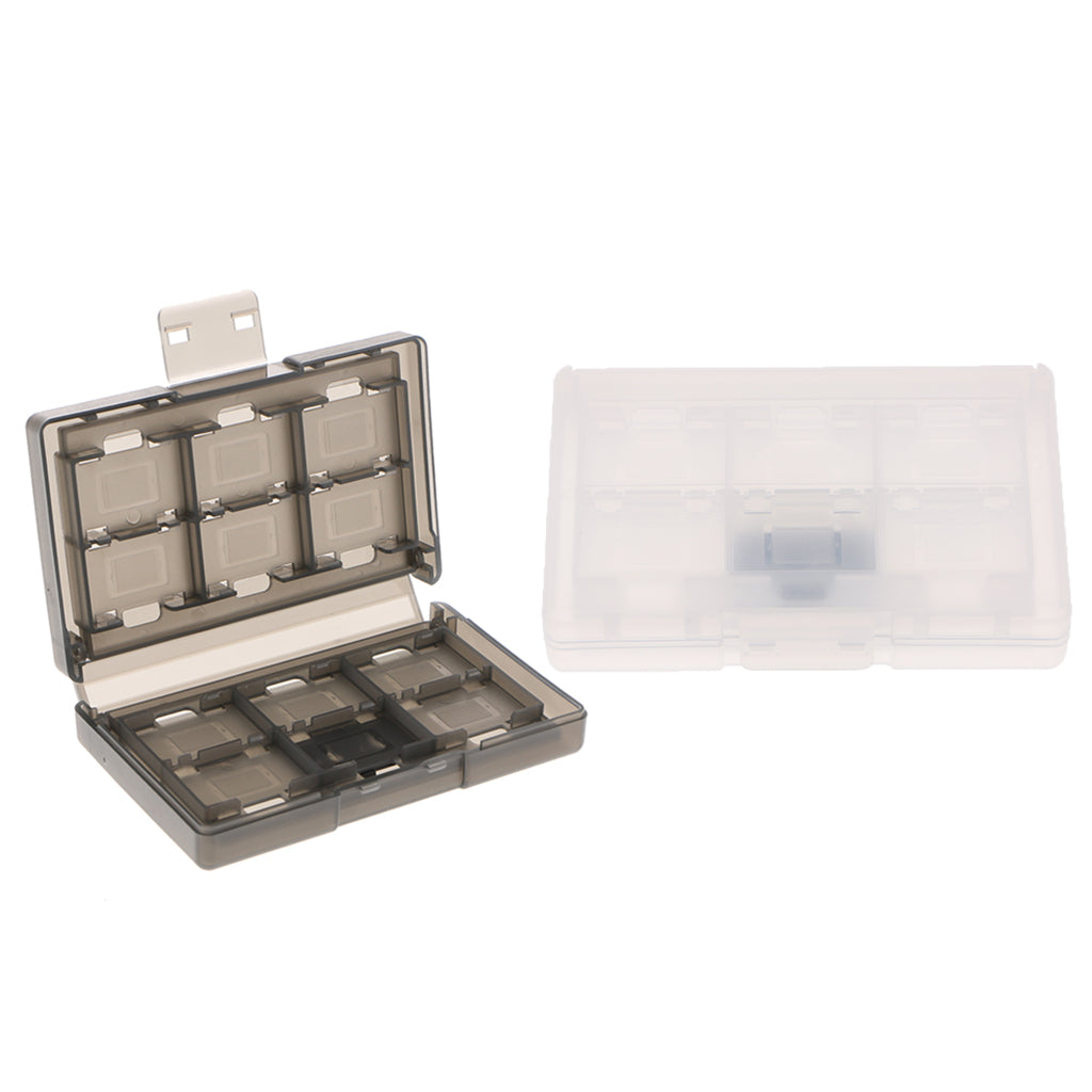 2Pcs 24 Slot Game Card Cartridge Detachable Case Holder For Nintendo Switch