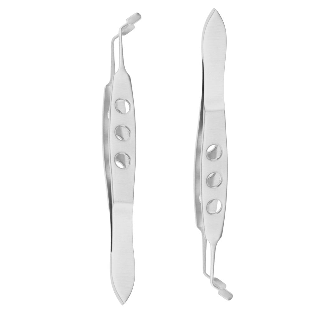 2pcs Ophthalmic Instruments Double Eyelid Fat Tarsal Gland Massage Tweezers