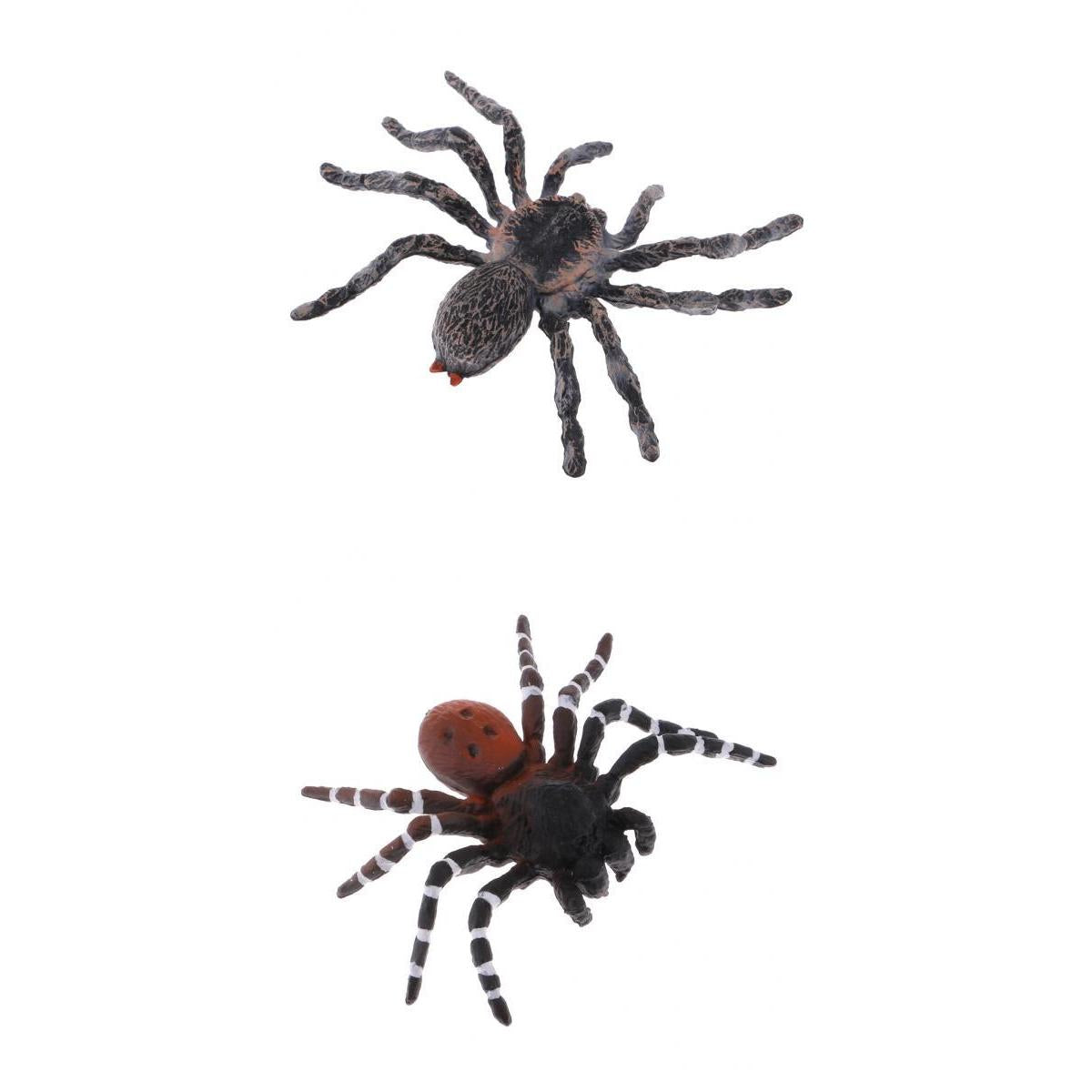 2x Realistic Animal Model Figure Figurine Toy Home Decor Brazilian Spider