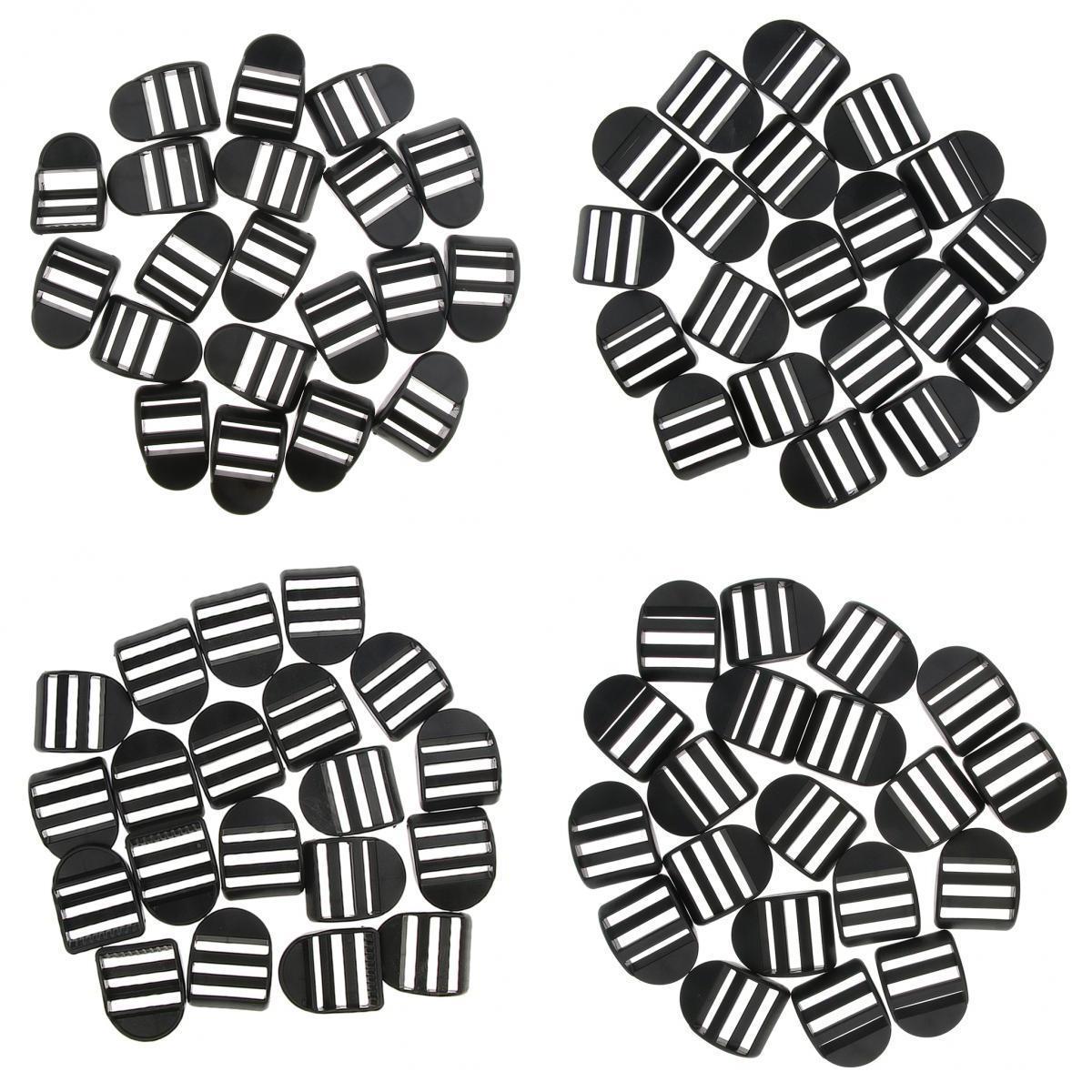80Pcs Camping Waist Straps Buckles Clips Webbing Buckles Outdoor Tool