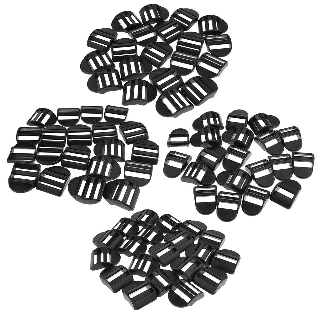 80Pcs Camping Waist Straps Buckles Clips Webbing Buckles Outdoor Tool
