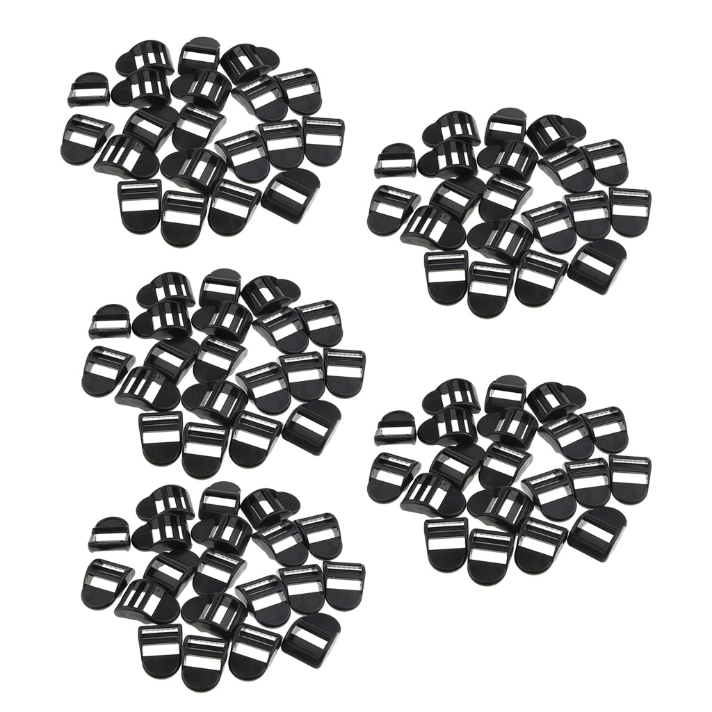 100Pcs Camping Waist Straps Buckles Clips Webbing Buckles Outdoor Tool 20MM