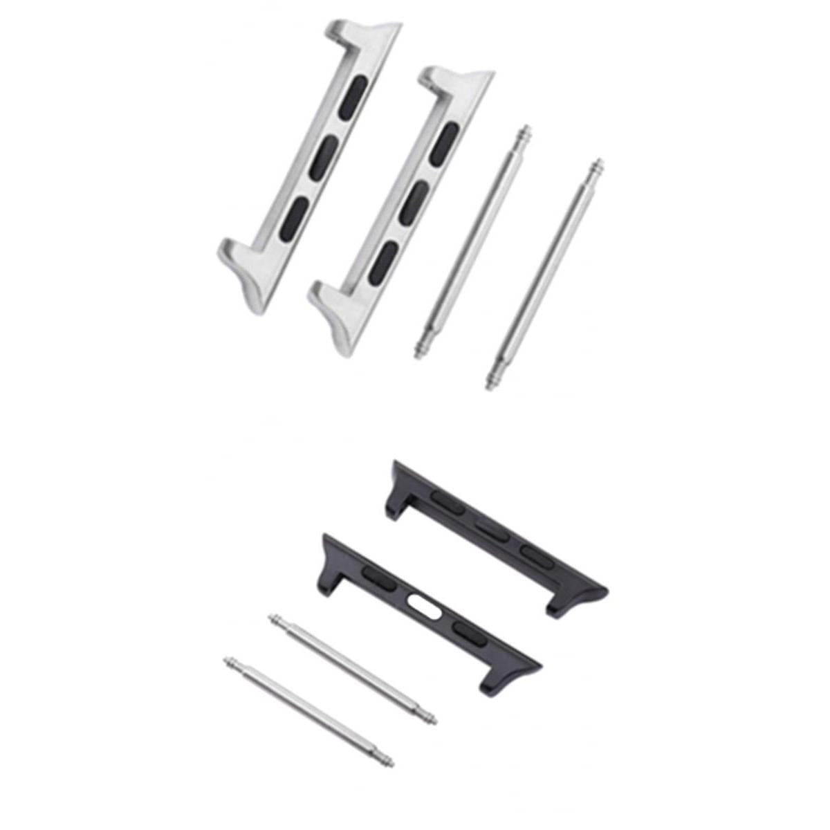 2 Pairs Watch Band Adapter For Apple Watch 4 Strap Connector 44mm