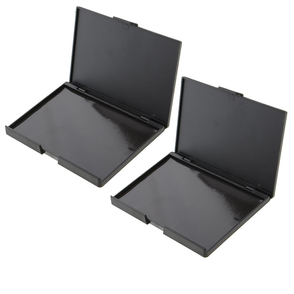 2pcs Empty Magnetic Palette Box for Eyeshadow Powder Blush Rouge Makeup Case