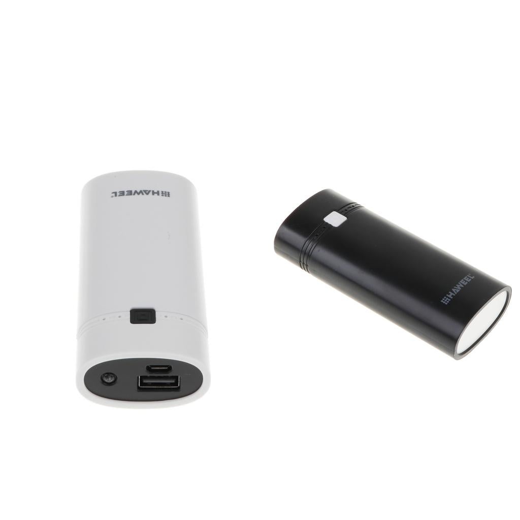 2 Sets USB Power Bank Battery Charger Case DIY Box With LED Light for Phone