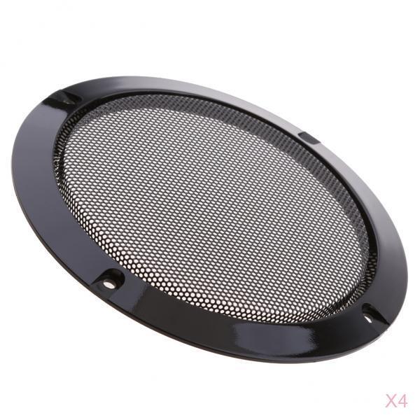 4Piece 5inch Speaker Grills Cover Case with Screws