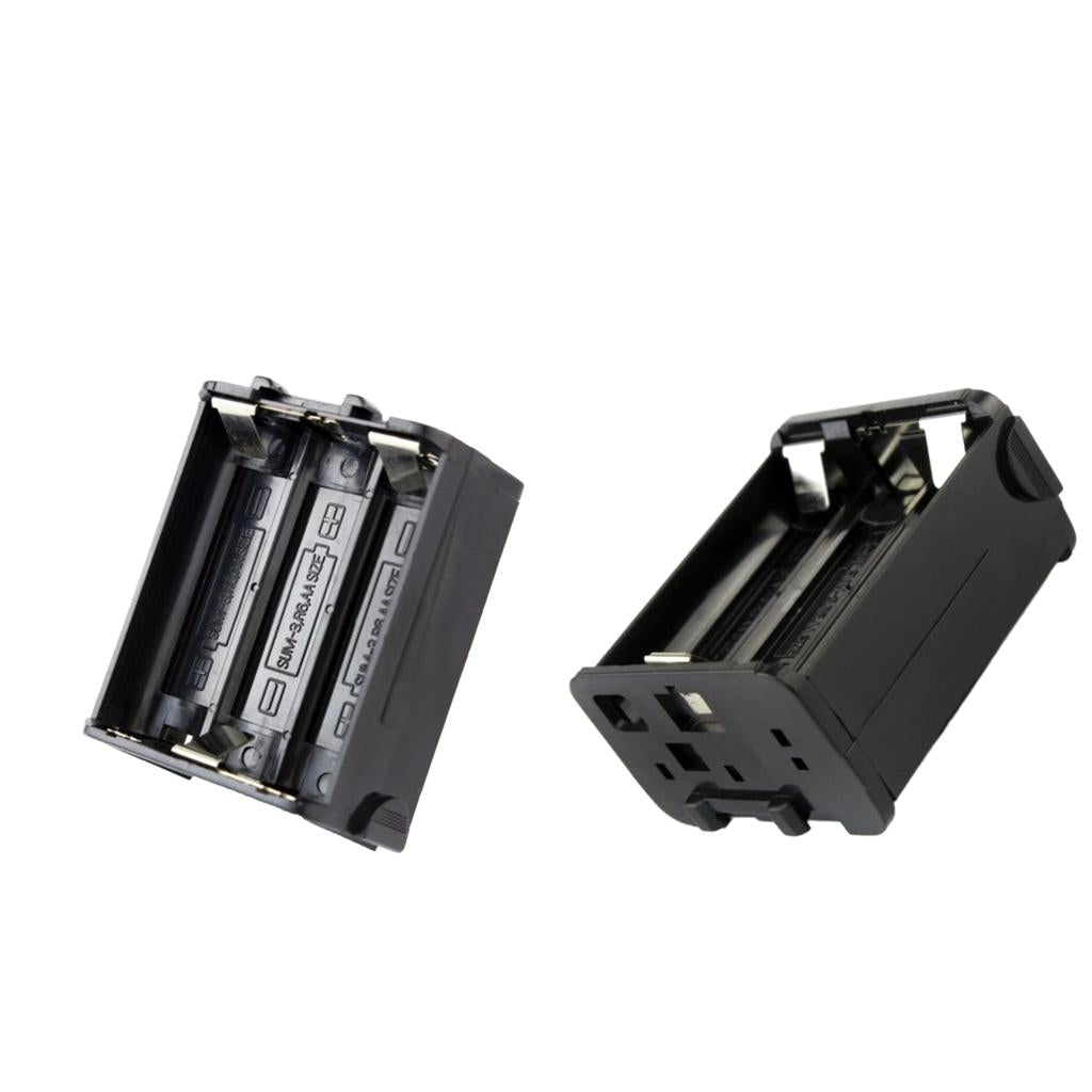 2Pieces 6AA Radio Battery Pack Case Box for Kenwood TH-28A TH-48A TH-78A