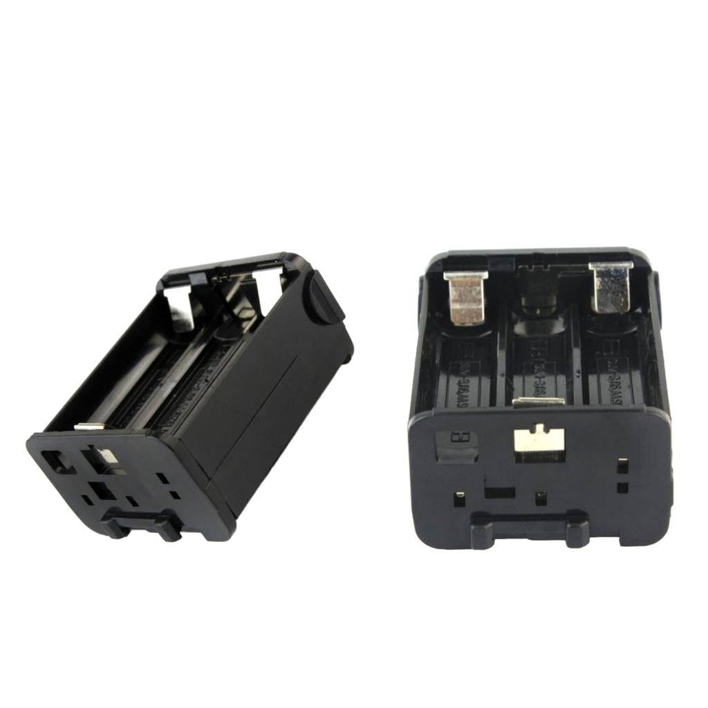 2Pieces 6AA Radio Battery Pack Case Box for Kenwood TH-28A TH-48A TH-78A