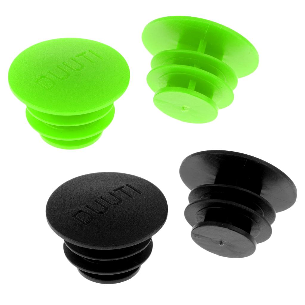 2 Pairs Bike Bicycle Handlebar End Plugs Bar Grip Plugs Handlebar Bar Cap