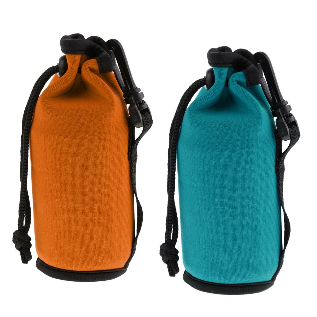 2 Pieces Neoprene Insulated Water Drink Bottle Cooler Carrier Cover Sleeve