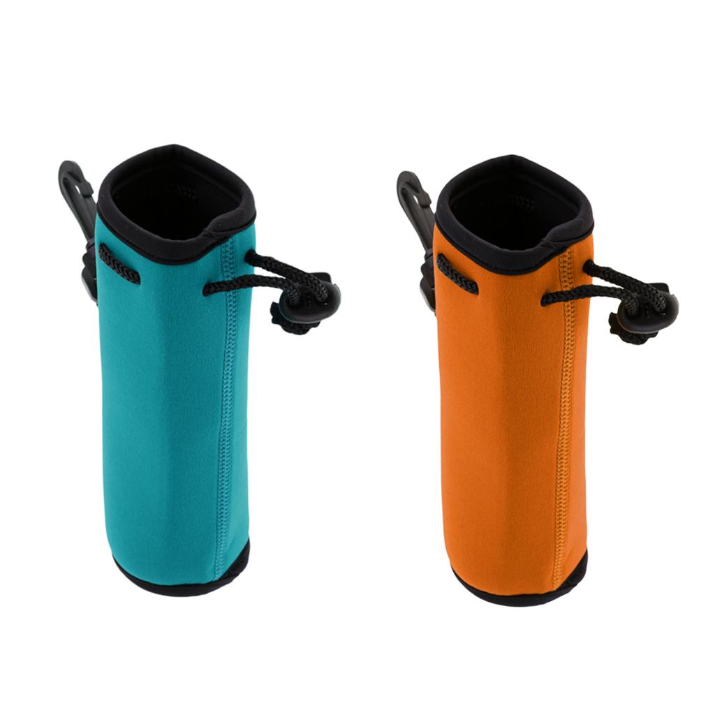 2 Pieces Neoprene Insulated Water Drink Bottle Cooler Carrier Cover Sleeve
