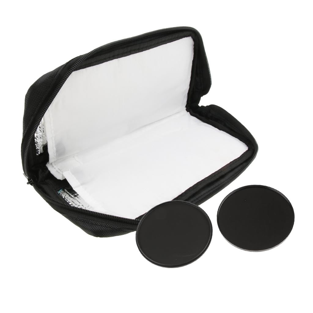 82mm UV CPL ND Filter Case Protection Cover + Flash Diffuser Softbox Pouch