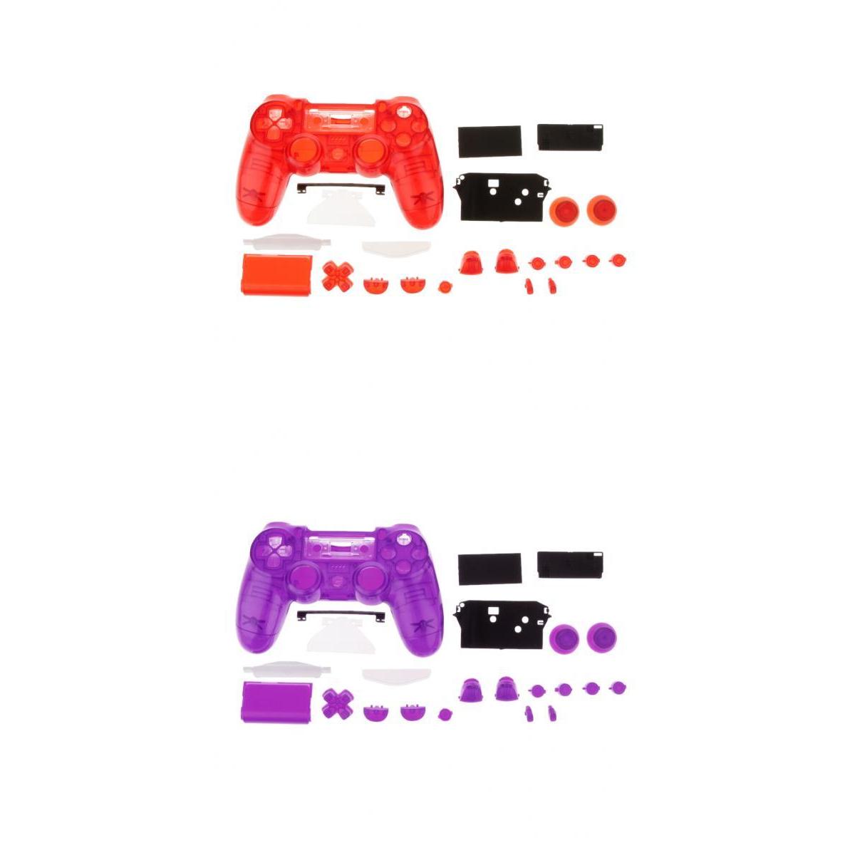 2x Housing Shell Case Mod Kit Replace for Sony PS4 Playstation 4 Dualshock 4