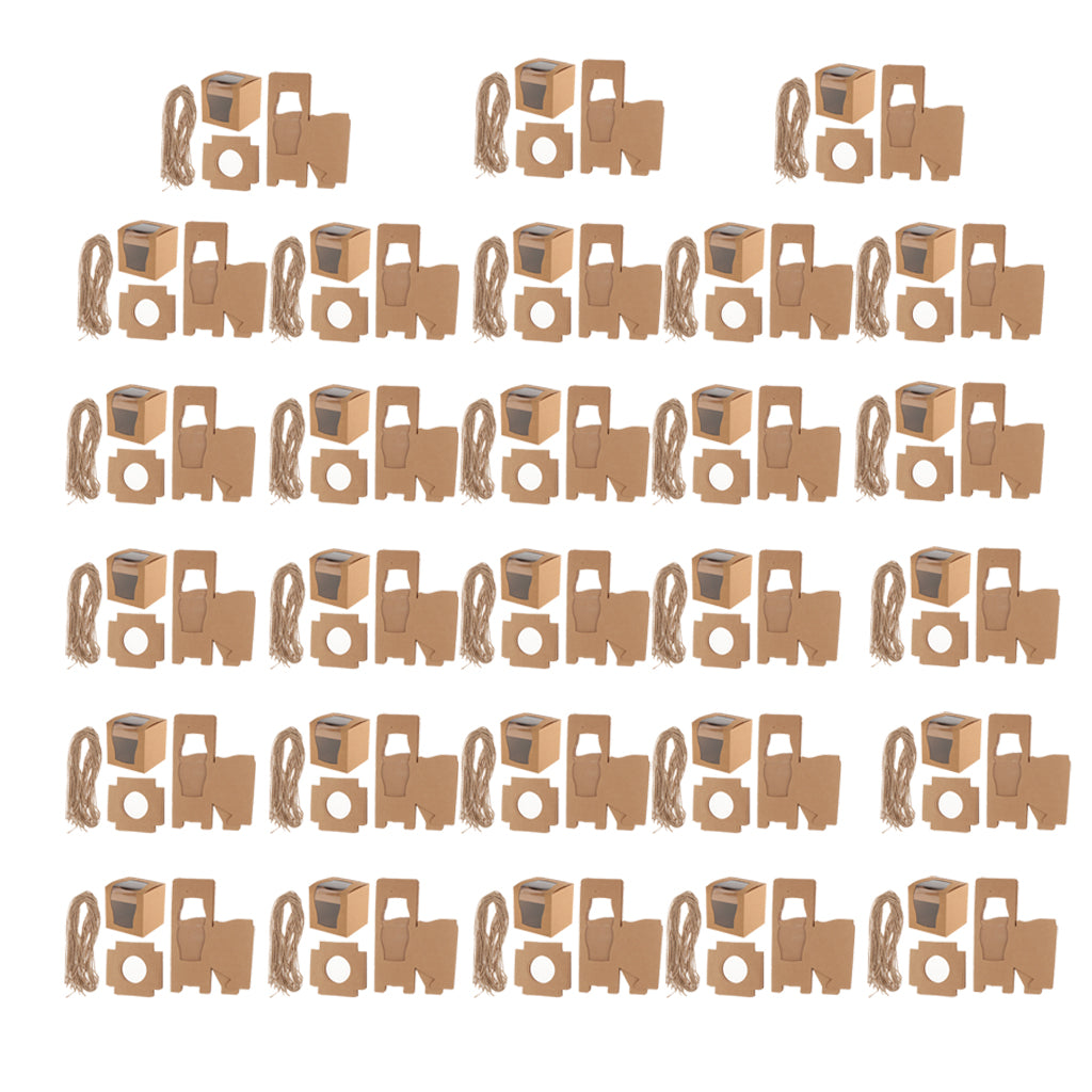 504/set Kraft Paper Cake Cupcake Box Bakery Wedding Party Favor Gifts Brown
