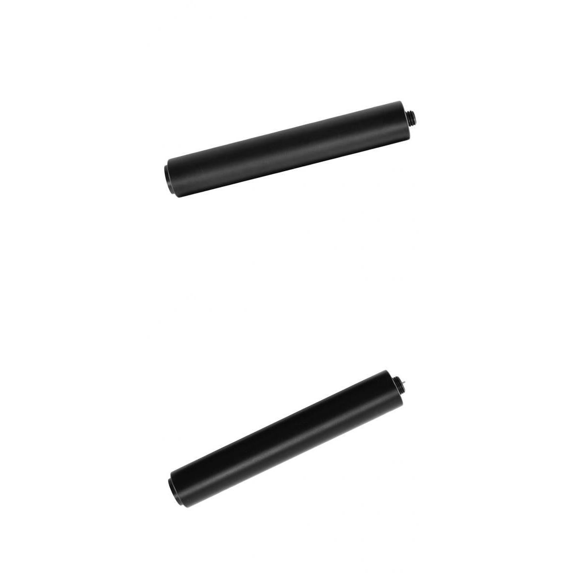 2 pcs Aluminum Cue Extension Pool Cue Extender for Billiards