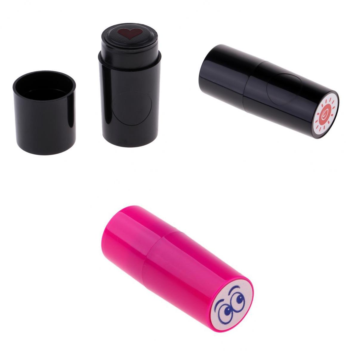3pcs Long Lasting Golf Ball Stamp Stamper Marker Seal for Golfer Heart Eye
