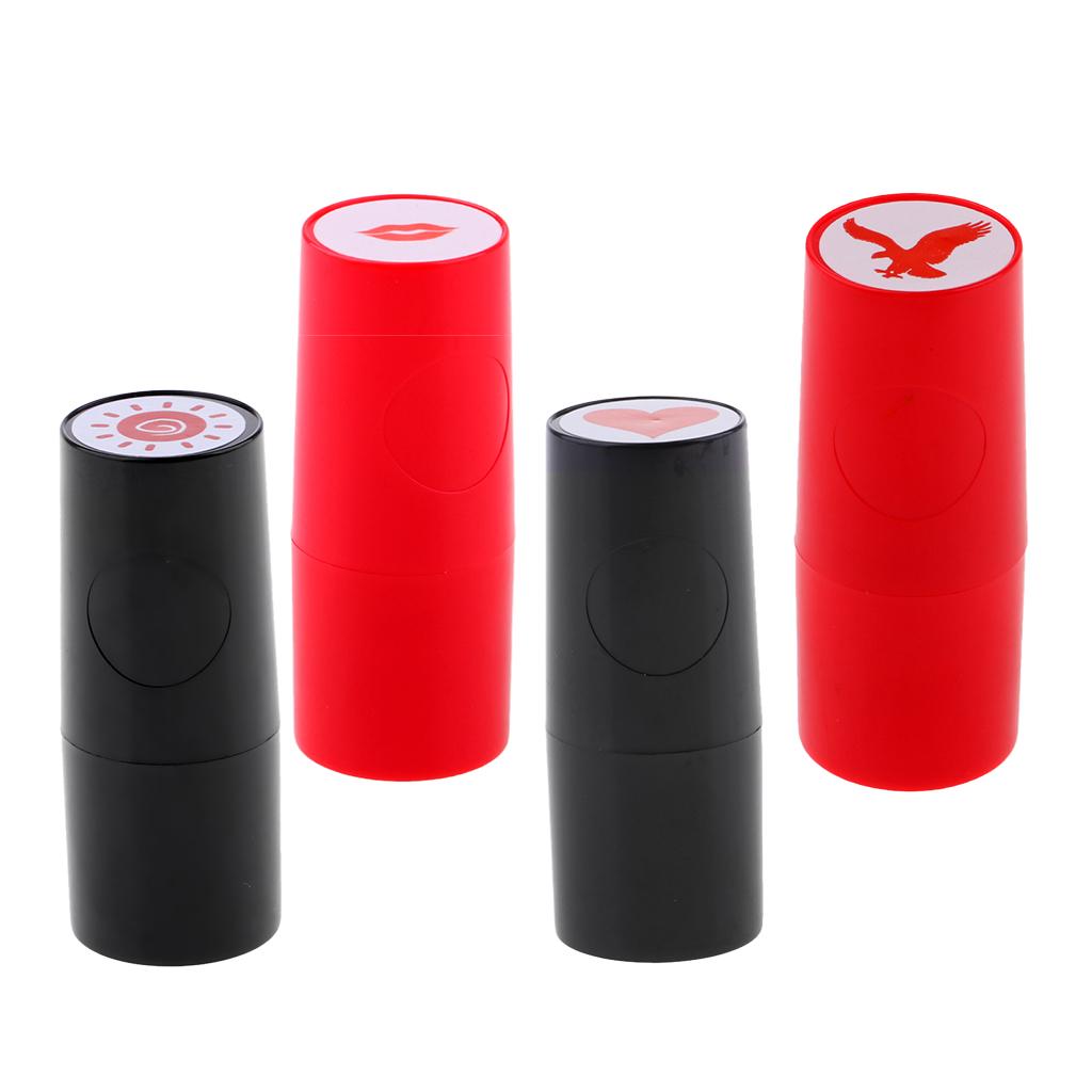 4x Colorfast Quick-dry Golf Ball Stamp Stamper Marker Eagle Sun Heart Eagle