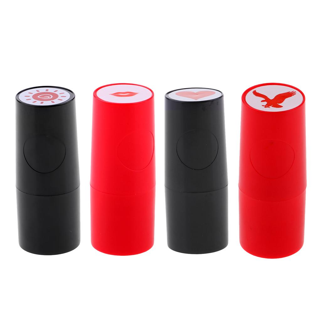 4x Colorfast Quick-dry Golf Ball Stamp Stamper Marker Eagle Sun Heart Eagle