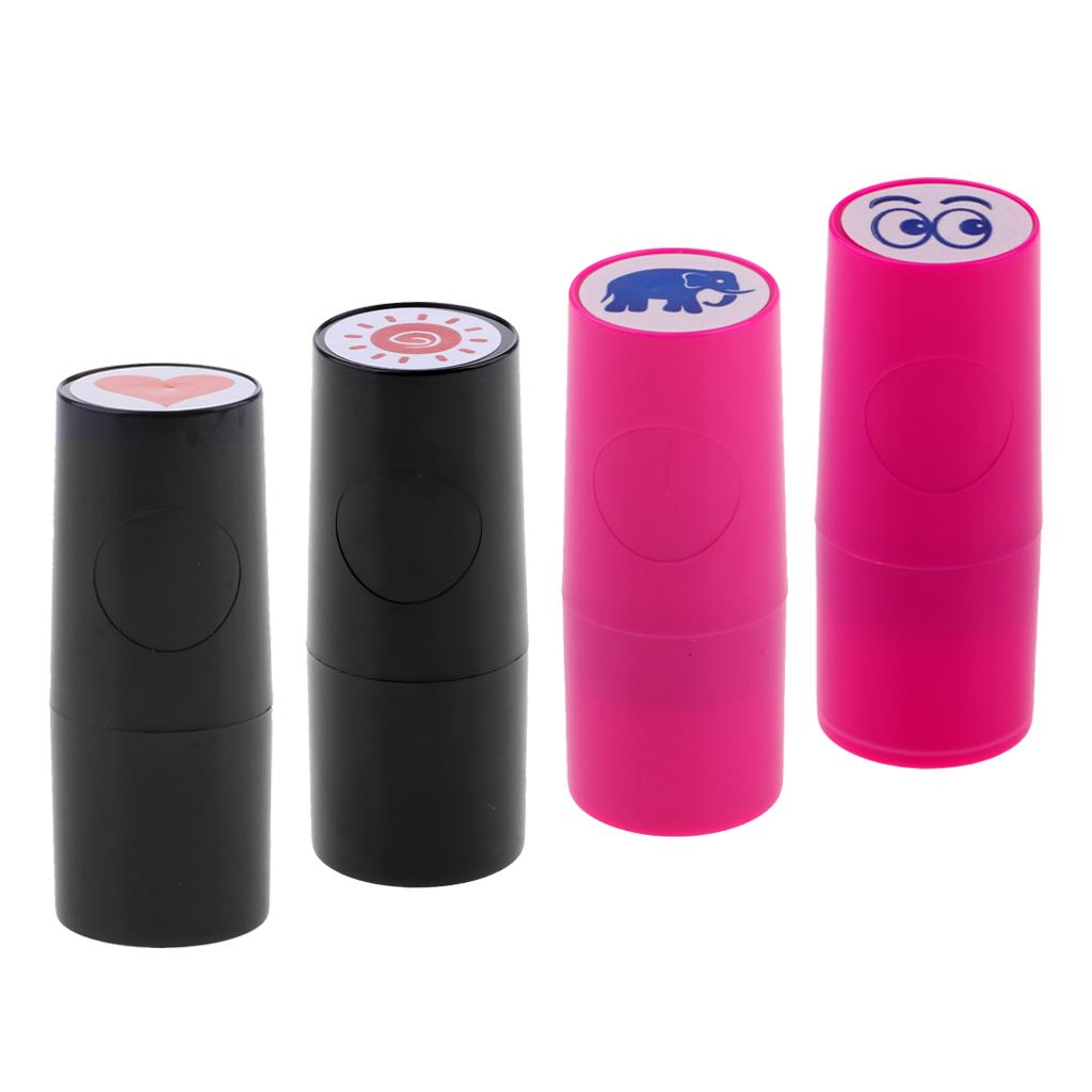 4pcs Colorfast Golf Ball Stamp Stamper Marker Impression Seal Golfer Gift