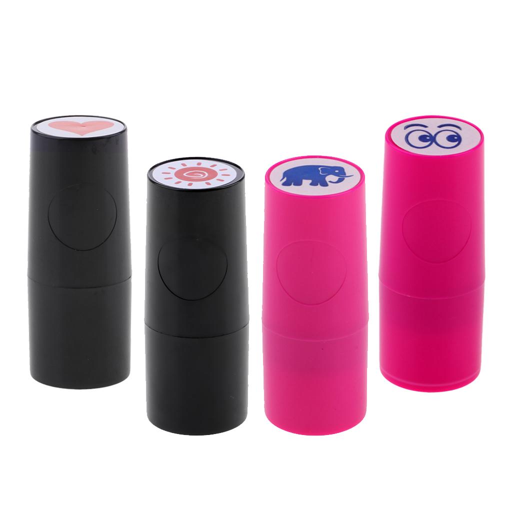 4pcs Colorfast Golf Ball Stamp Stamper Marker Impression Seal Golfer Gift