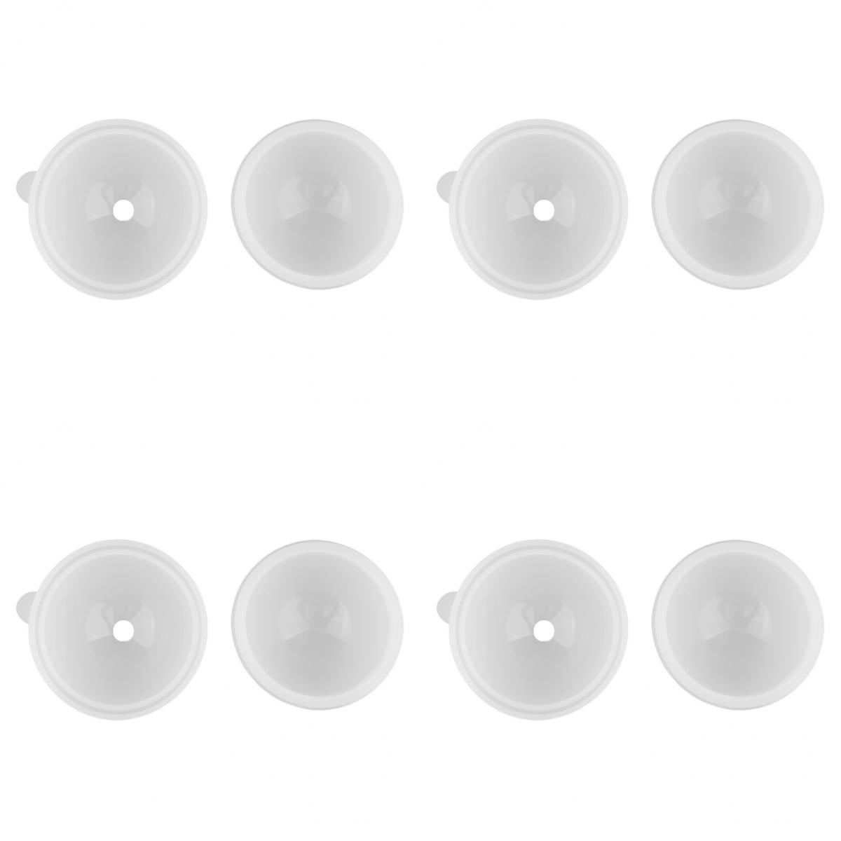 4 Piece Silicone DIY Sphere Ball Mold Mould for Resin Casting 70/80/90/100mm